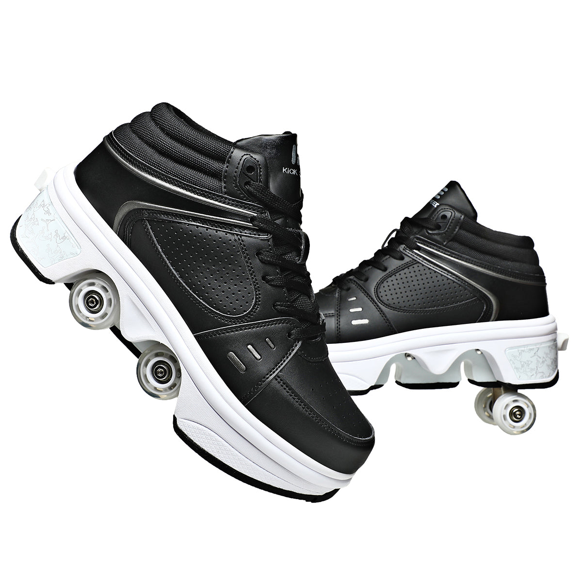 Kofuboke: patines negros con luz LED – KOFUBOKE - Main Image
