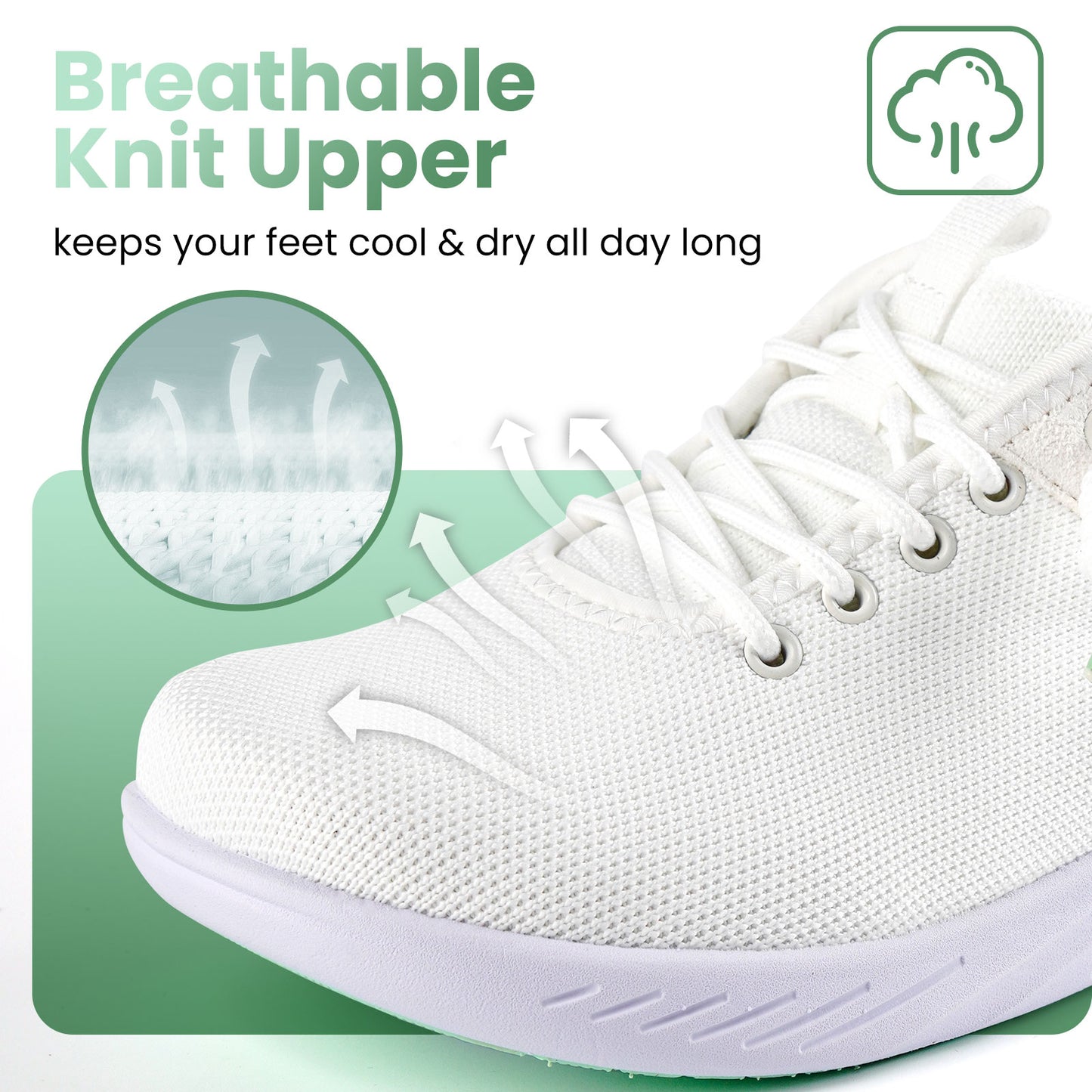 Women Wide Toe Slip-on Shoes Lightweight Casual Sneakers